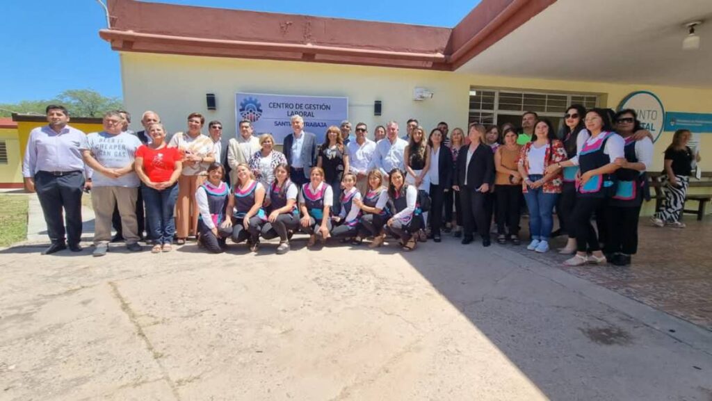 Nueva Esperanza: Inauguran el Centro de Gestión Laboral “Santiago Trabaja”