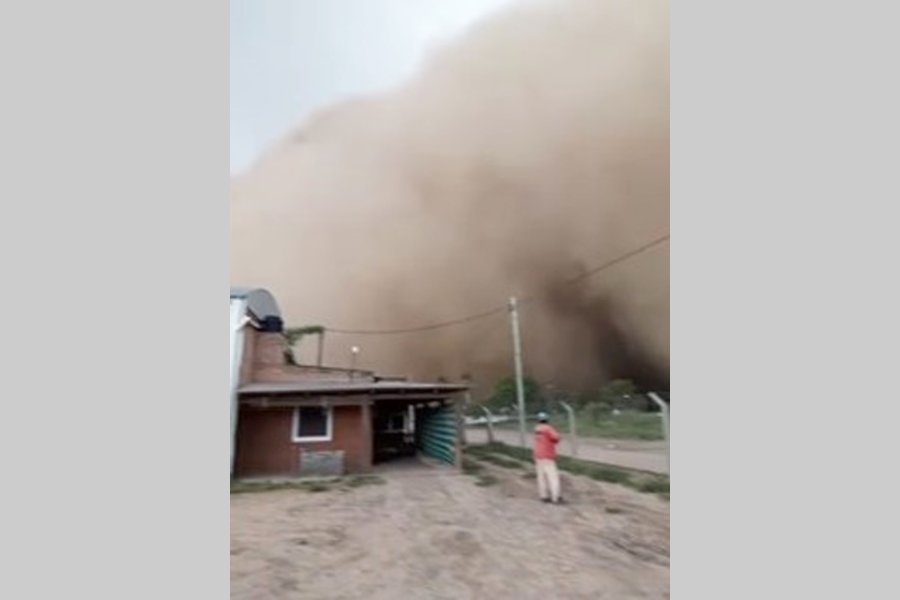 Sacháyoj: Extraordinaria tormenta de polvo afectó a pobladores