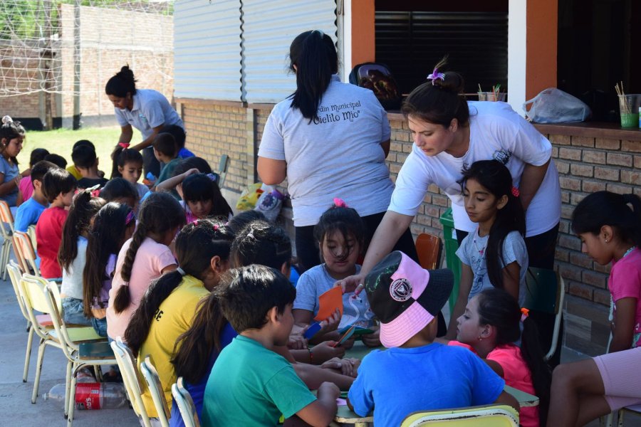 Añatuya: Gran participación de niños en la colonia de vacaciones de La Reserva