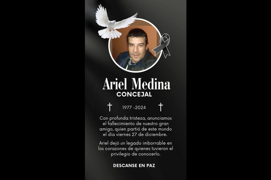 Beltrán: Falleció el Concejal Ariel Medina