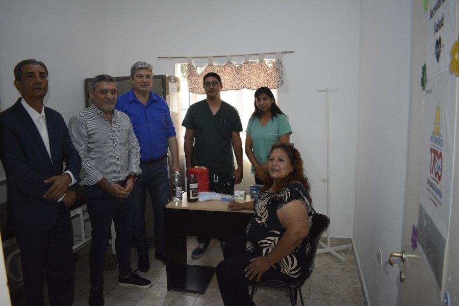 Se inauguró una sala de enfermería para mayor atención de los vecinos de El Zanjón