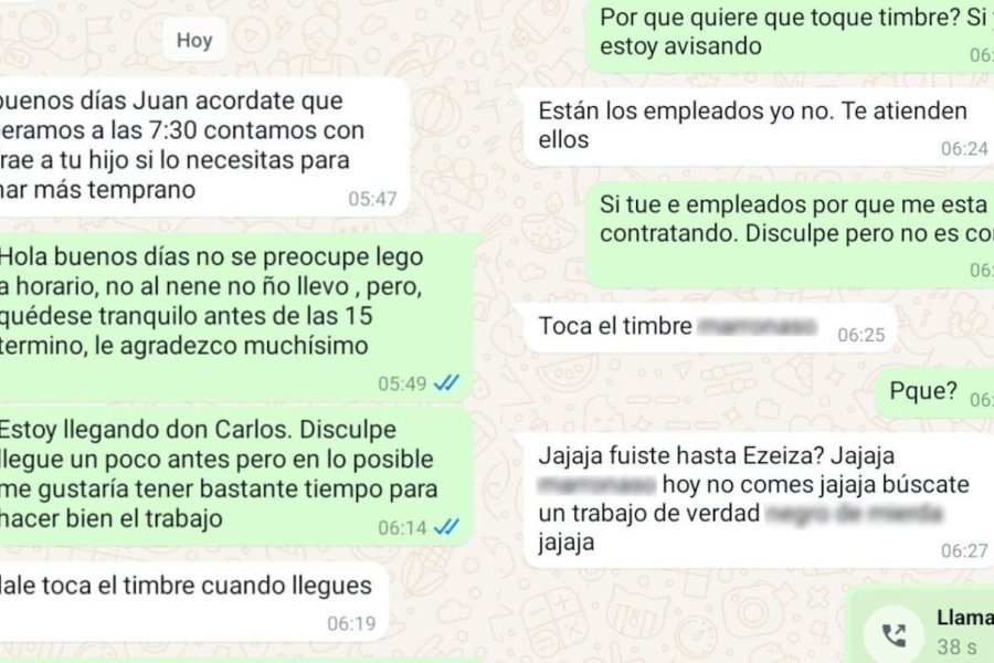 “Hoy no comés”: Se viralizó el relato de un albañil que fue a Ezeiza por un trabajo que nunca existió