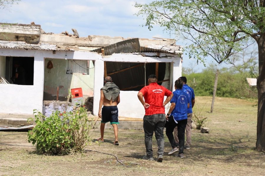 Las Termas: Varios organismos siguen trabajando tras el violento temporal del miércoles