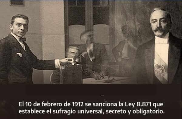 A 113 años de la sanción de la Ley Saenz Peña