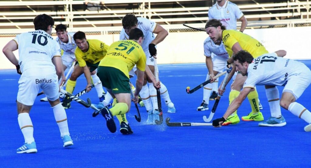 Triunfo de Australia sobre Bélgica en el cierre de la fecha de la FIH Pro League de hockey masculino en la provincia