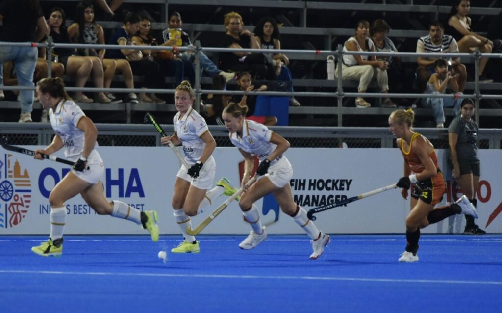 Las chicas de Belgica vencieron a las australianas en FIH Pro League de Hockey