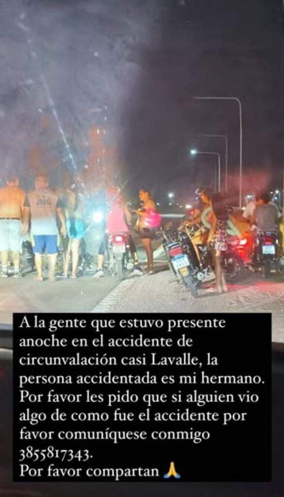 Piden oraciones y datos por motociclista chocado y abandonado: Le amputaron un pie