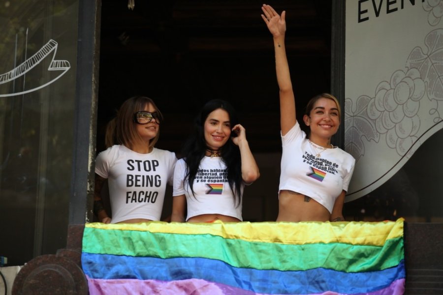 Lali Espósito y María Becerra se unieron a la Marcha Federal LGBT+ [Video]