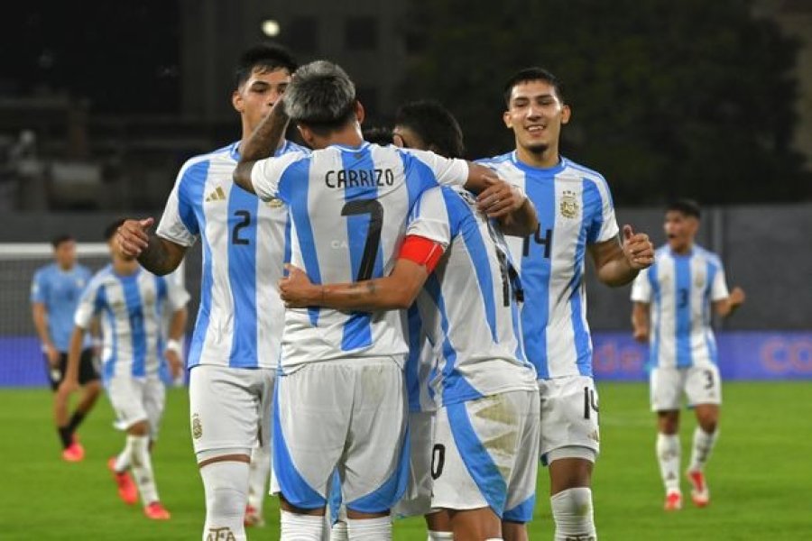 La Selección Argentina Sub-20 enfrenta a Colombia por la tercera fecha del Hexagonal