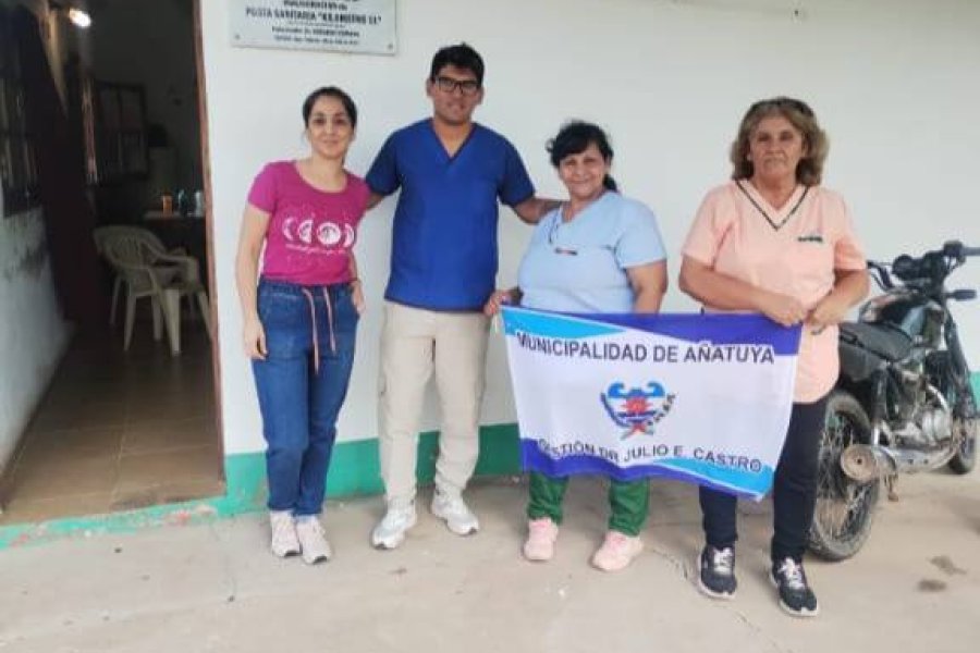 Personal de salud añatuyense trabajó en un operativo en el paraje Km 11