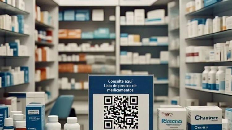Las farmacias deberán mostrar un código QR con la lista de precios de los medicamentos