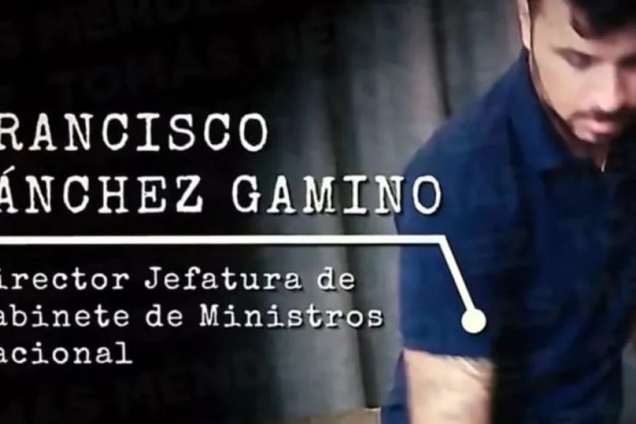 El Gobierno nacional echó al funcionario que apareció en la cámara oculta a Moretti