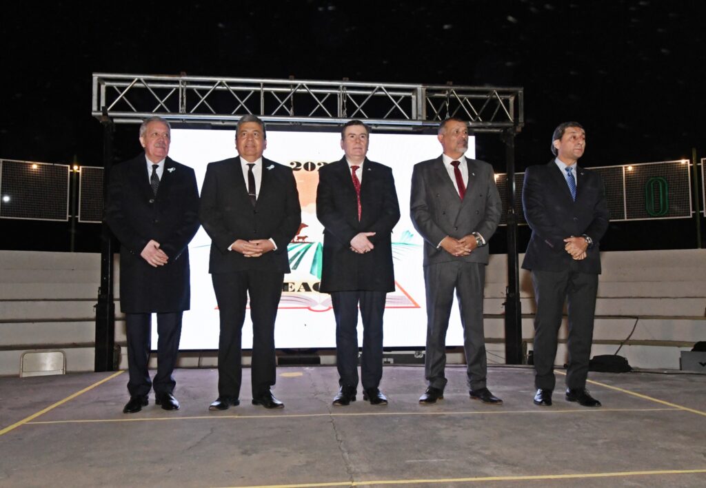 Zamora participó del acto por el 75° Aniversario de la Escuela de Agricultura, Ganadería y Granja