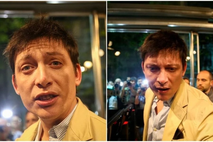 Adorni defendió el gesto de amenaza de Santiago Caputo: «Quería ver cómo salió en la foto»