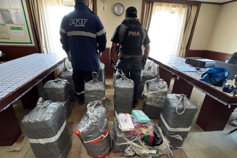 Encontraron más de 400 kilos de cocaína en un buque que venía de Dubai