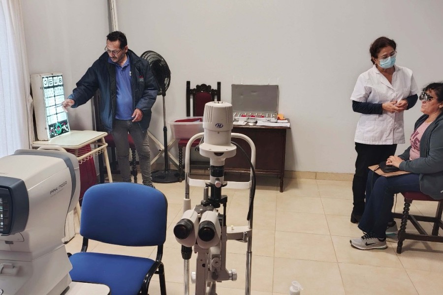 Se concretó con éxito un nuevo operativo oftalmológico en la ciudad de Fernández