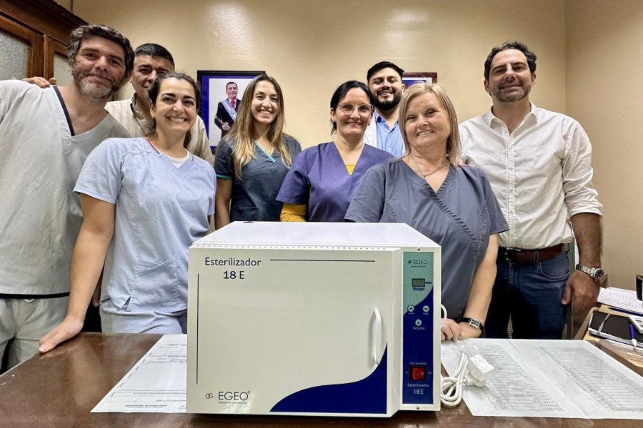 Frías: El hospital suma un esterilizador al servicio de Odontología