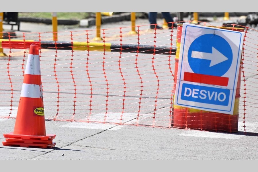 Desde el mediodía de este lunes habrá desvíos en el microcentro por obras en semipeatonales
