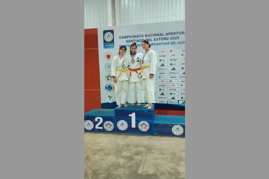 El judo del país se hizo presente en el apertura 2025 en Santiago del Estero