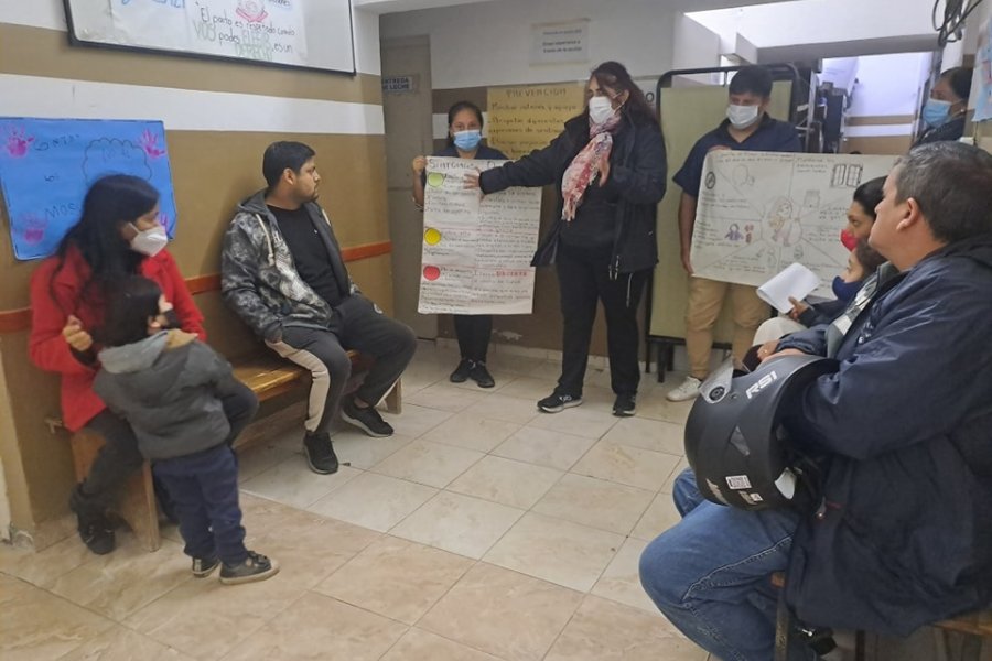 Brindaron un taller sobre prevención de resfriado en el B° Campo Contreras