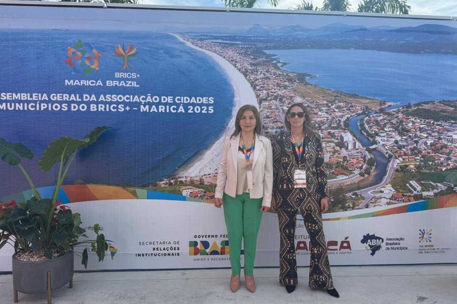 Las intendentes de Villa Ojo de Agua y Forres participan en la Asamblea de Ciudades en Brasil
