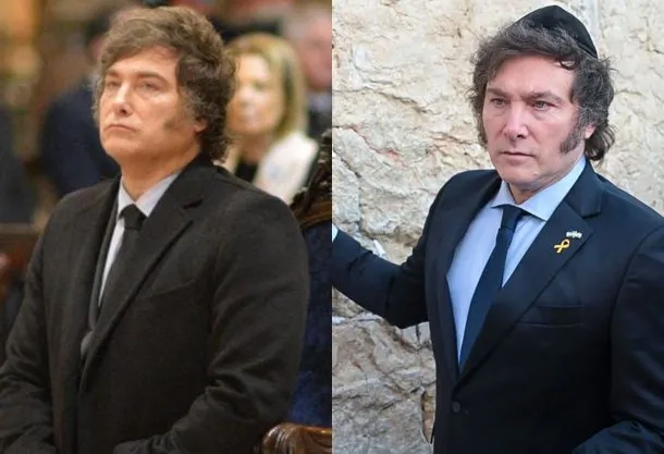 Por qué Javier Milei fue al Tedeum sin escarapela: sus antecedentes en Estados Unidos e Israel