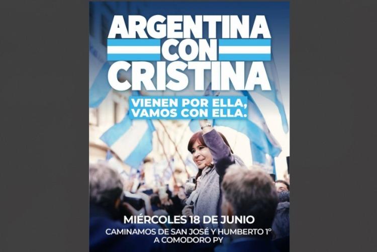 Argentina con Cristina: La iniciativa de la militancia peronista para acompañar a CFK
