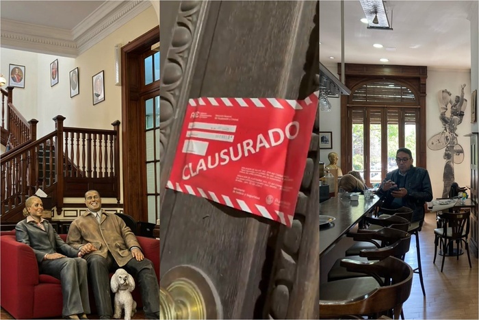 Tras la polémica, el Gobierno clausuró «Un café con Perón»