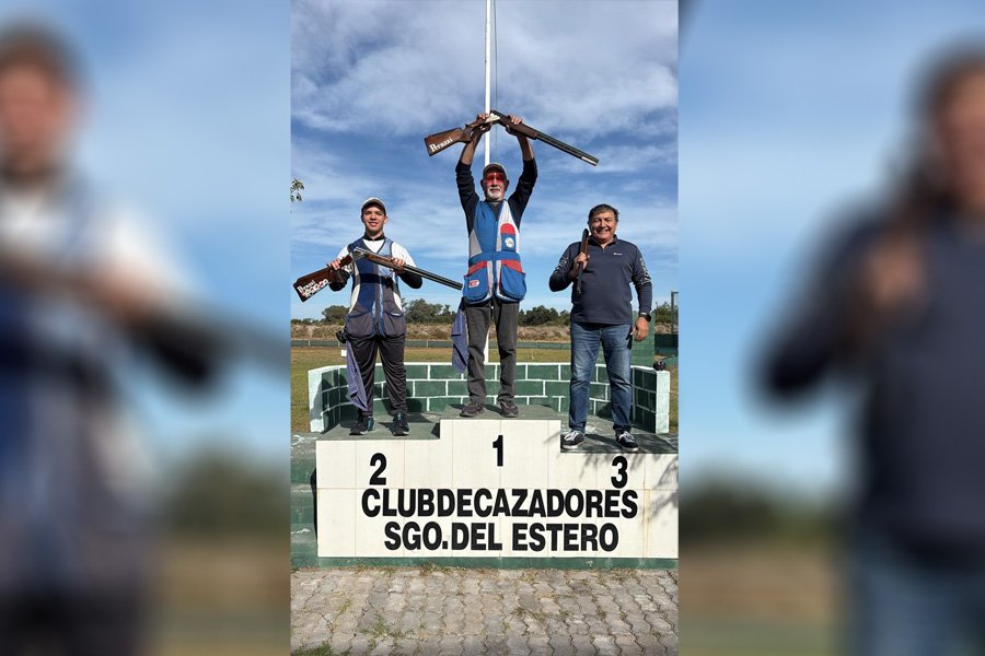 Alfredo Miana se consagró campeón del 5° parcial de foso olímpico