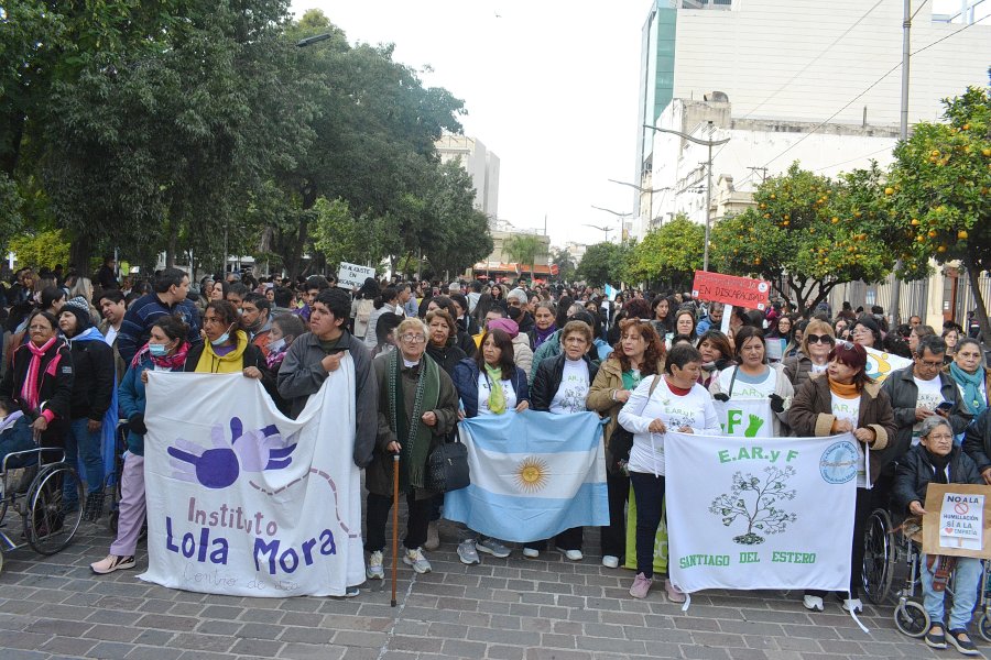 Santiago marchó en defensa de las personas con discapacidad