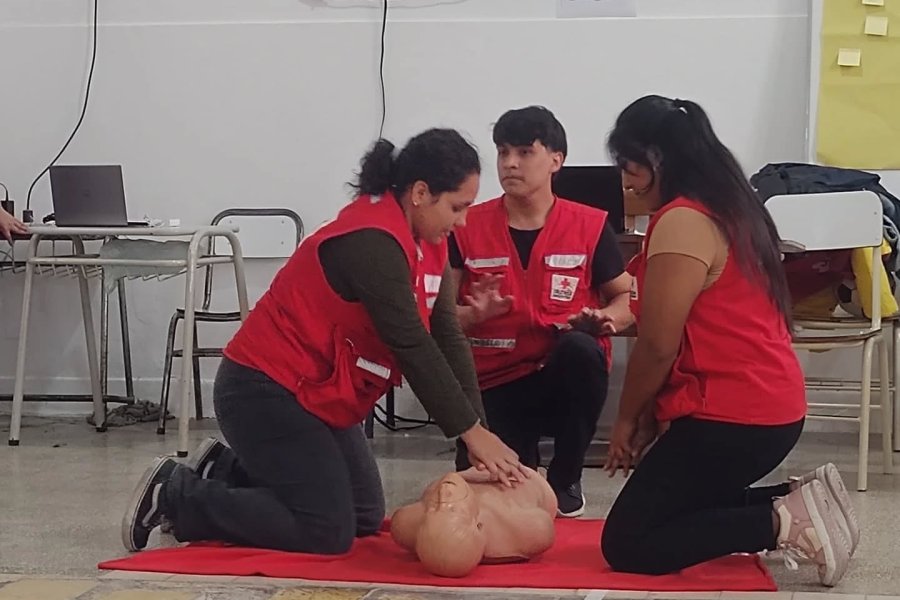 Mañana dictarán un nuevo taller sobre primeros auxilios en la Cruz Roja