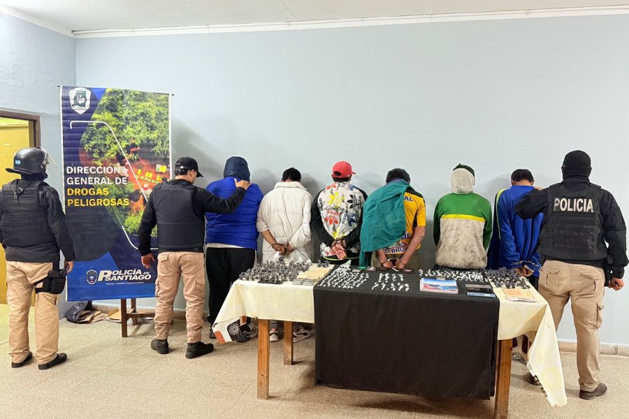 Gran golpe al narcomenudeo: Seis detenidos y millonario secuestro de drogas