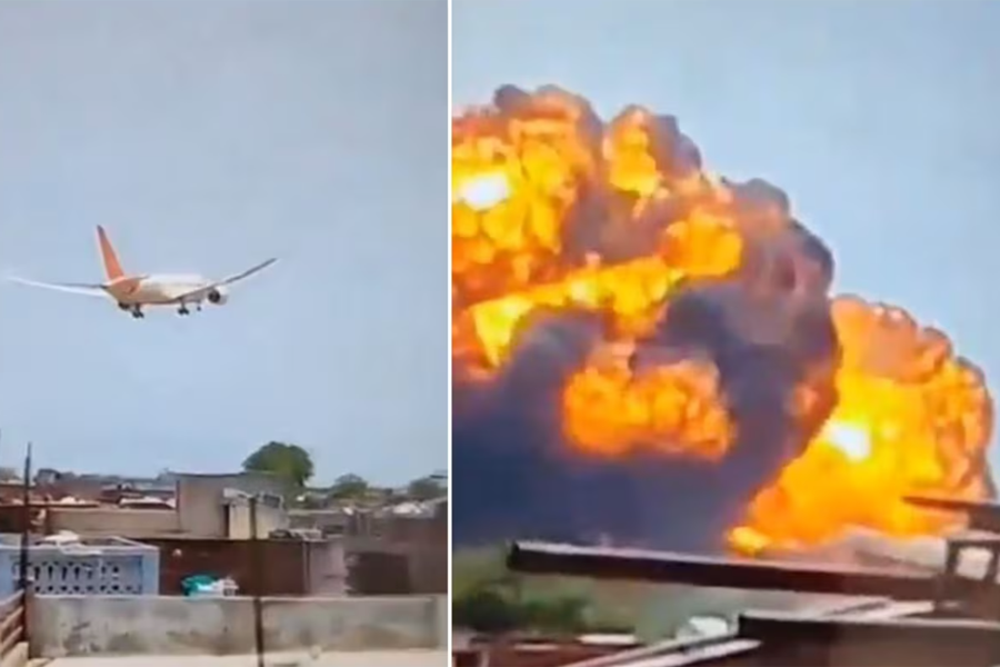 Avión de Air India se estrelló tras despegar rumbo a Londres: llevaba 242 pasajeros