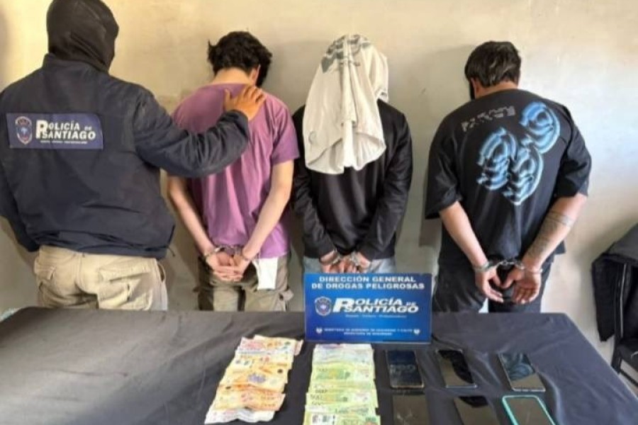 Golpe al narcomenudeo en Quimilí: secuestran cocaína, marihuana y detienen a cuatro personas