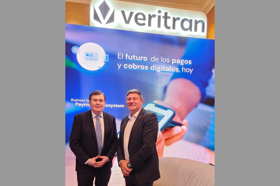 Zamora se reunió en Estados Unidos con un alto directivo de Veritran, una fintech de alcance global