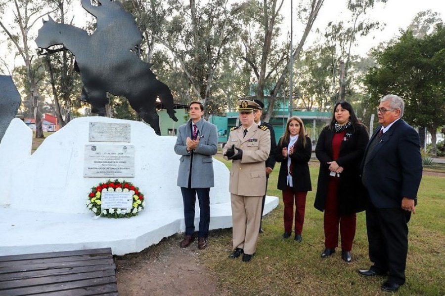 Con dos actos, se recordó en Las Termas al general Martín Miguel de Güemes