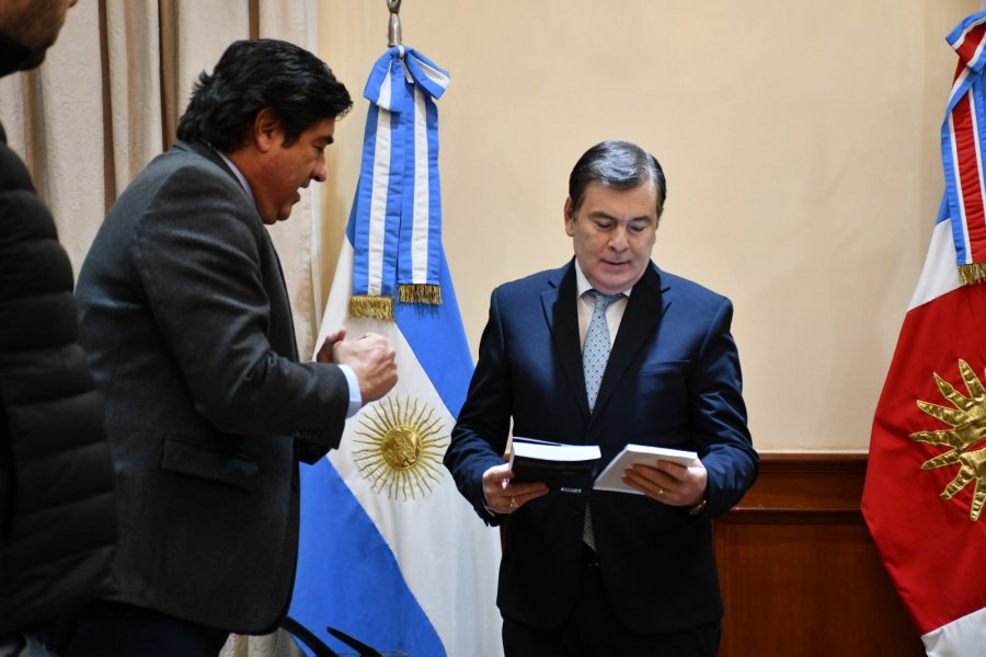 El gobernador se reunió con el juez Alejandro Slokar en Casa de Gobierno