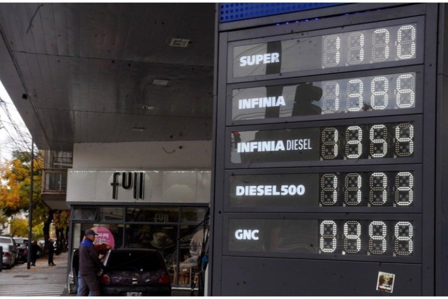 Aumentan el 5% los combustibles