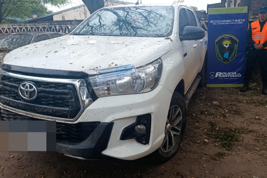 Detienen a prófugo con pedido de captura internacional y secuestran camioneta robada en Los Juríes