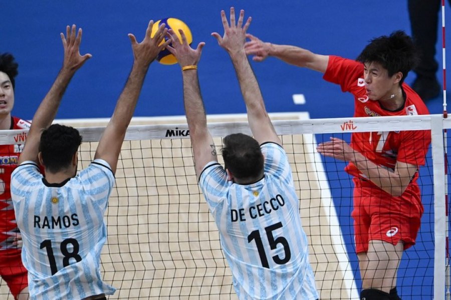 Argentina se llevó un gran triunfo ante Serbia por la Voleyball Nations League