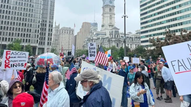 «No Kings Day»: Comenzaron las movilizaciones contra las medidas antiinmigratorias de Donald Trump