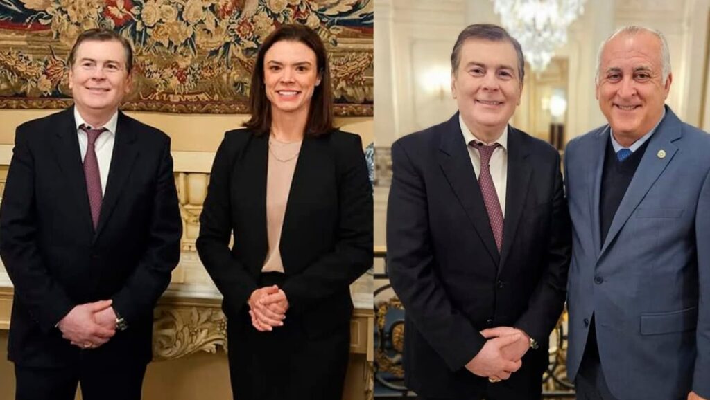 El gobernador Gerardo Zamora participó de una reunión con empresarios y autoridades de Estados Unidos en Buenos Aires