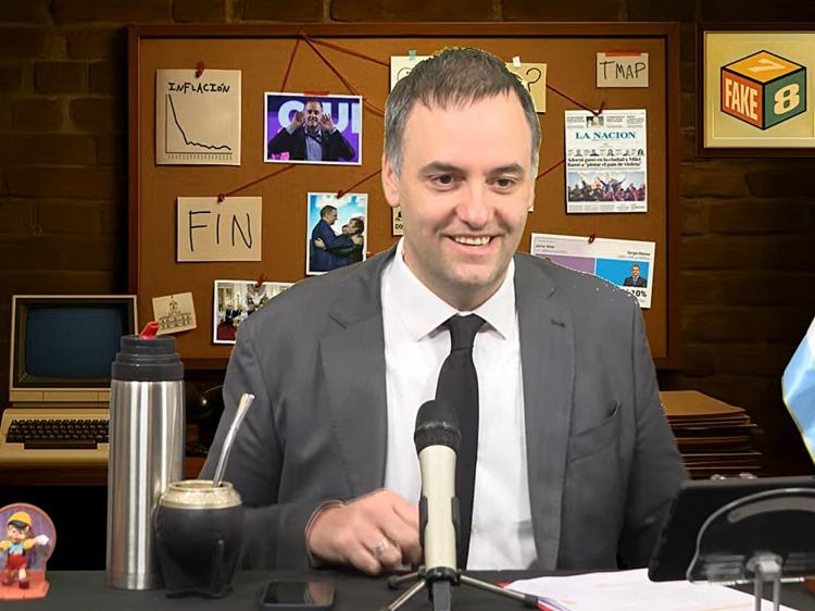 Adorni streamer: lanzó su programa “Fake, 7, 8” con un resumen de noticias de la semana