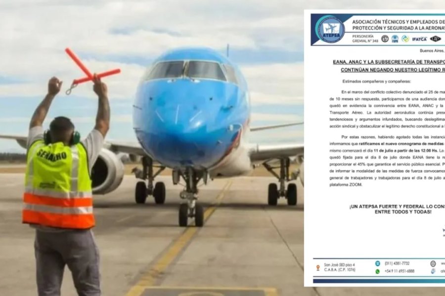 Alerta por paro de controladores aéreos en julio: vuelos demorados durante las vacaciones de invierno
