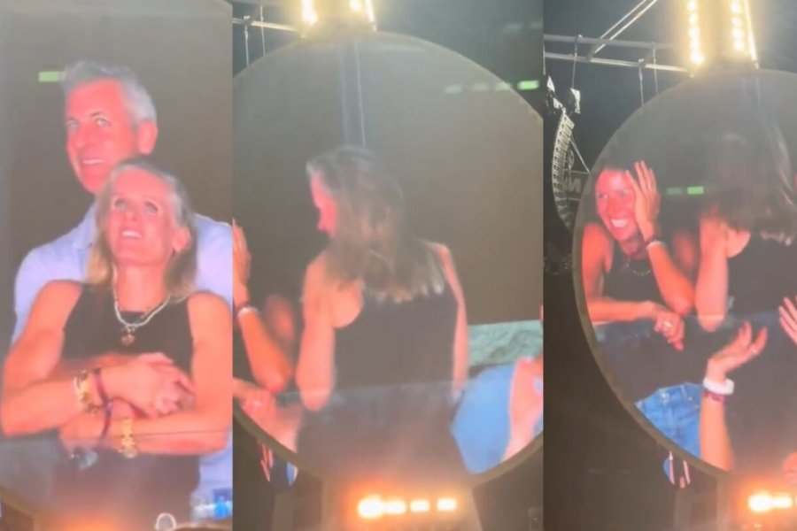 Amantes fueron escrachados en la “kiss cam” durante un recital de Coldplay