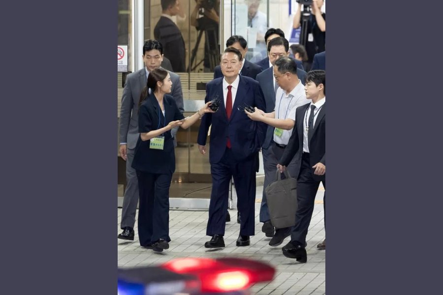 El expresidente Yoon Suk-yeol de Corea del Sur, fue encarcelado