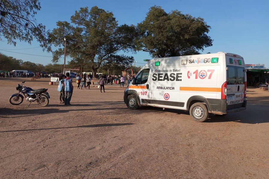 Se realiza un importante operativo sanitario en la fiesta de Huachana, que concentra 200 mil devotos
