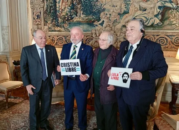 Lula da Silva recibió a Adolfo Pérez Esquivel y pidió por la libertad de Cristina Kirchner
