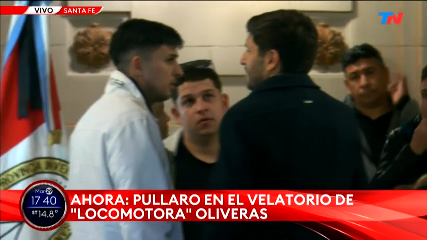 Dolor en el velatorio de “Locomotora” Oliveras: familiares y fanáticos le dieron el último adiós en Santa Fe