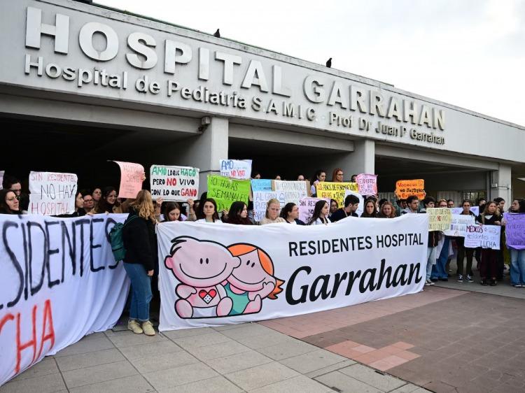 El Hospital Garrahan realizará un paro el jueves mientras el Senado trate la emergencia pediátrica